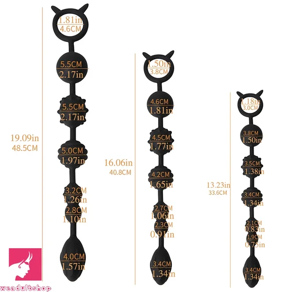 13.23in 16.06in 19.09in Big Anal Beads Dildo Huge Long Butt Plug Toy