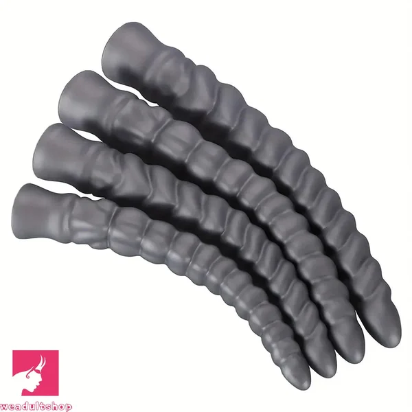 13.77in 15.74in 17.71in 19.68in Long Screw Anal Whip Huge Clit Soft Dildo