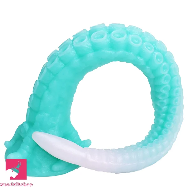 15.1in 17.3in Luminous Silicone Soft Long Big Tentacle Octopus Penis Dildo