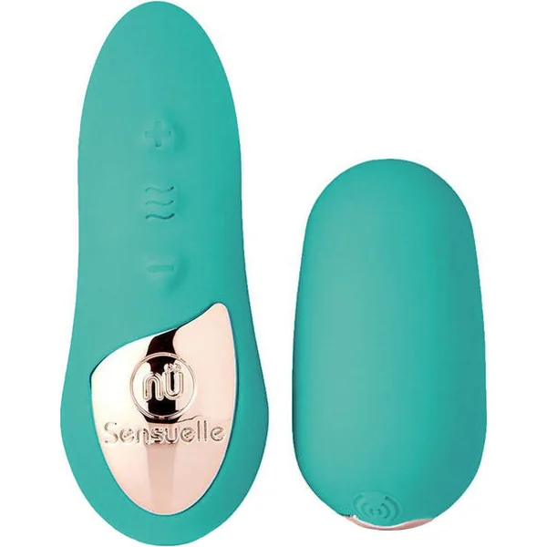 15-Function Remote Control Waterproof Vibrating Petite Egg By Nu Sensuelle - Teal