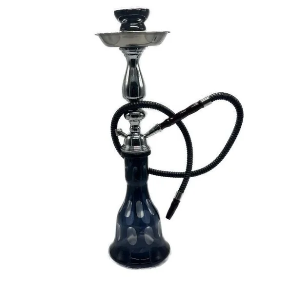 19in Skinny Hookah With Doted Design