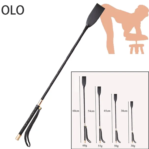 2021 BDSM 60/54/45/30 CM PU Leather Spanking Paddle Long Whip Flirting Bondage Sex Toys For Woman Adults Role Play SM Products