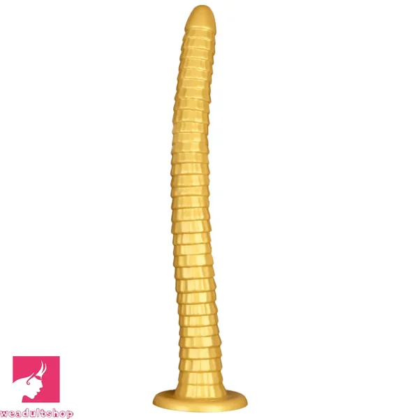 31.5in Golden Silicone Soft Huge Long Masturbator For Women Cock Dildo