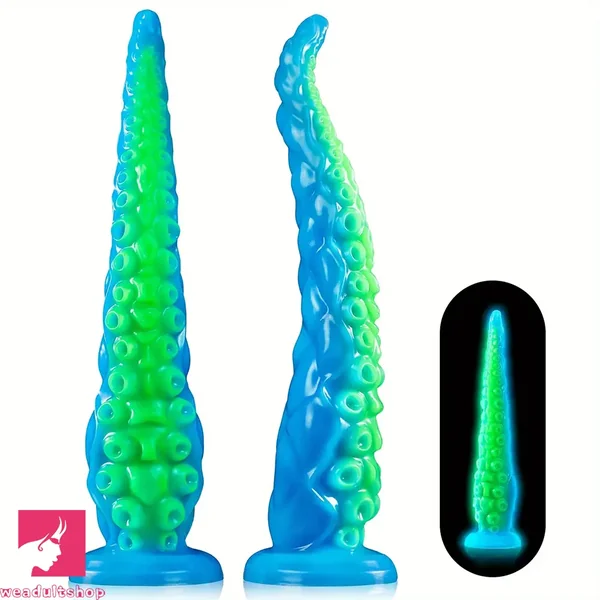 32.7in Luminous Tentacle Soft Fantasy Dildo For C U G-Spot Clit Orgasm