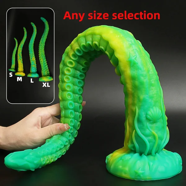 34cm-58cm Octopus Tentacle Dildo Anal Plug