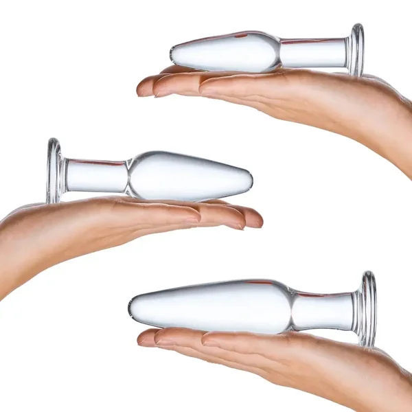 3 Piece Glass Anal Training Set
