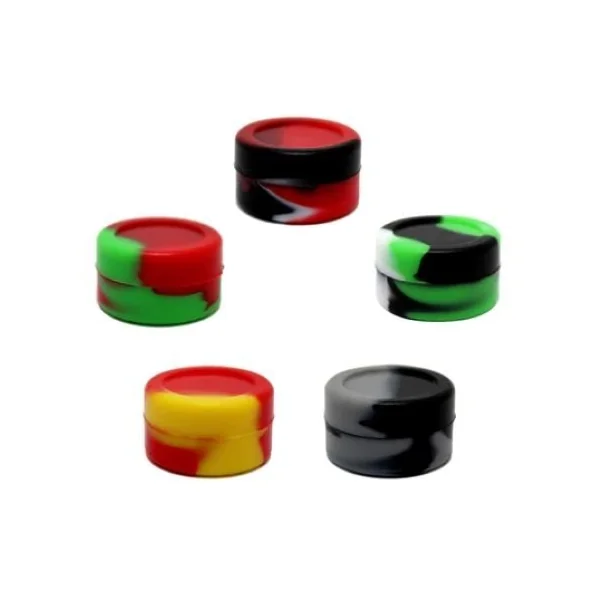 3ml Marbled Silicone Jar