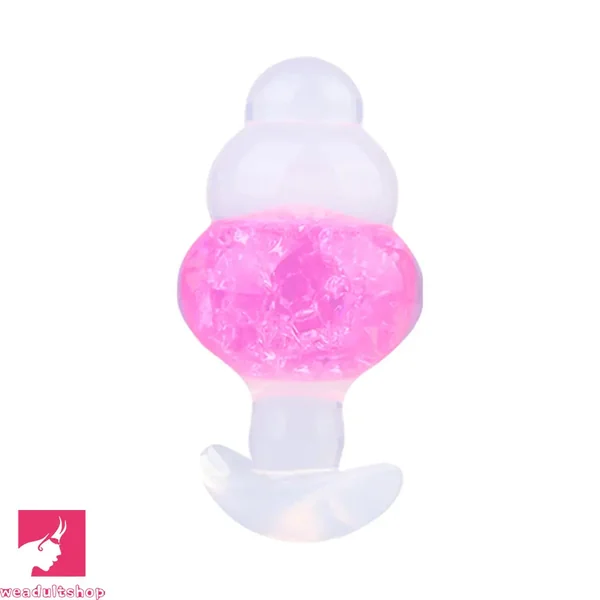 4.53in Luminous Silicone Anal Beads Dildo Anal Love Toy For Women Clit