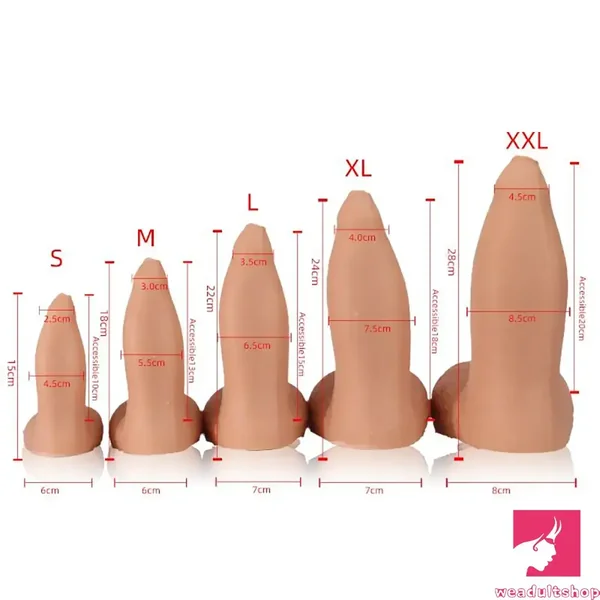 5.9in 7.09in 8.66in 9.45in 11.02in Silicone Big Thick Dildo For Female