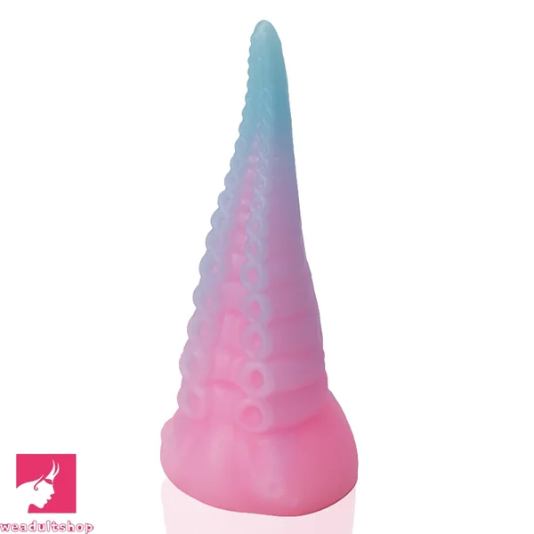 6.49in Luminous Soft Tentacle Octopus Silicone Animal Dildo For Prostate
