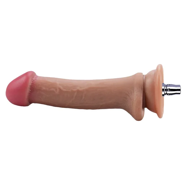 7.09-inch Dual Density Silicone Realistic Mushroom Head Dildo for Lustti Sex Machines