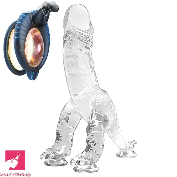 7.81in Dragon PVC Dildo For Offhand Prostate Massage Fantasy Dildo