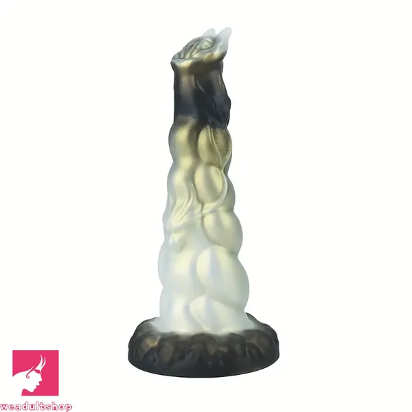 7.95in Hands-Free Monster Silicone Dilation Dildo With Strong Suction Cup