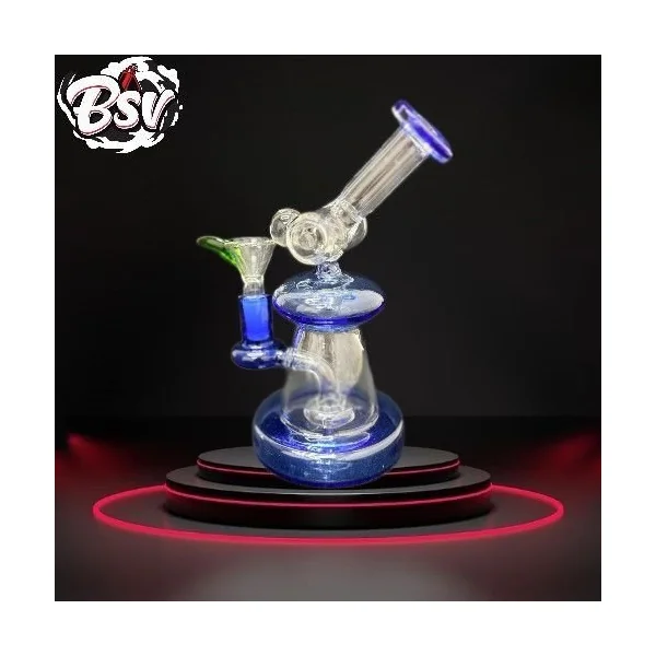 7″ Inch Basic Bottom Perc Rig Colored