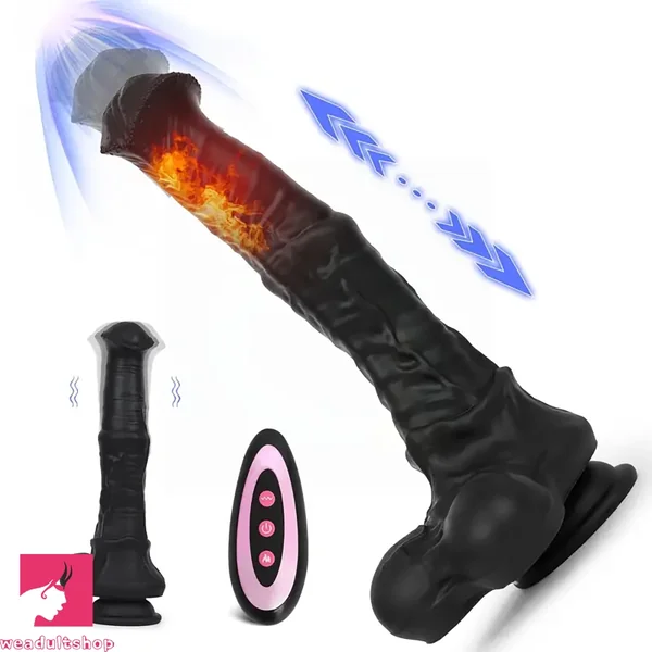 8.8in Vibrating Horse Thrusting Dildo Female Sex Toy For G Spot Clit