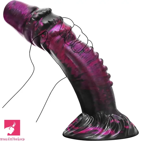 8.9in Fantasy Spiked Silicone Soft Monster Dildo For Women Sex Orgasm