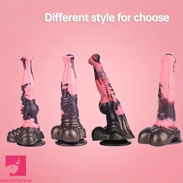 9.8in 11in 11.2in Soft Silicone Fantasy Large Horse Penis Animal Dildo