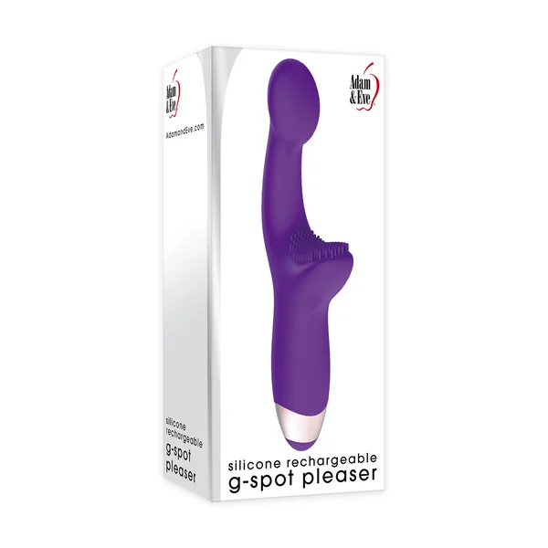ADAM & EVE SILICONE G-SPOT PLEASER RECHARGEABLE