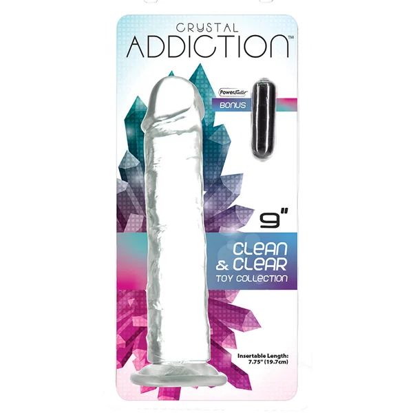 Addiction Crystal Addiction - 9" Vertical Dong