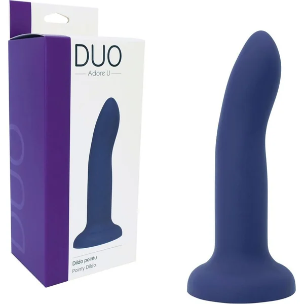 Adore U - Duo - Dildo Pointed - Blue
