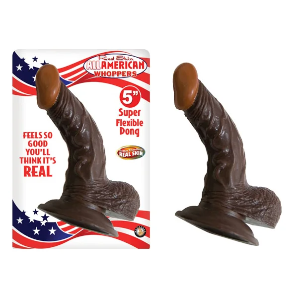 AFRO AMERICAN WHOPPER 5IN W/BALLS BROWN