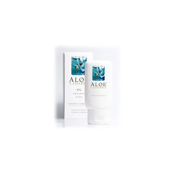 ALOE CADABRA ORGANIC LUBE TAHITIAN VANILLA 2.5OZ