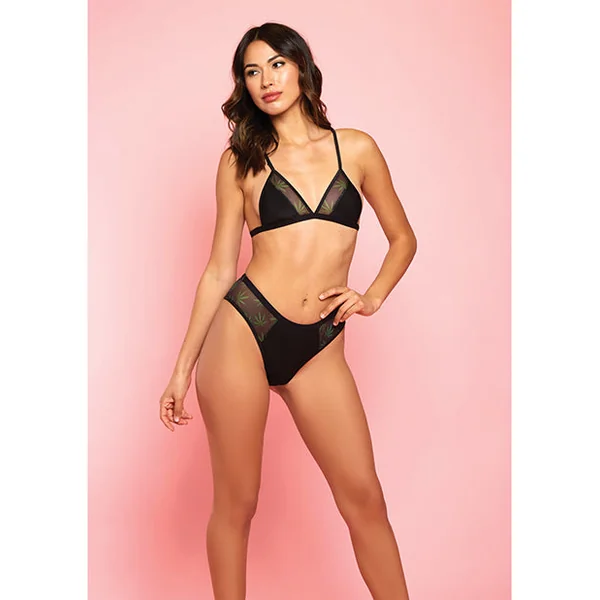 Amnesia Haze Bra & Panty Black Xl