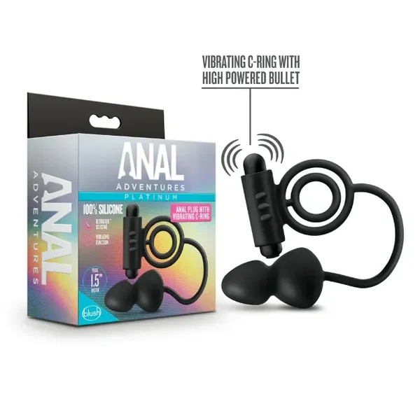 ANAL ADVENTURES PLUG W/ C-RING