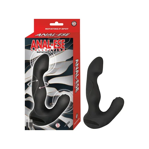 Anal Ese Collection Rotating P Spot Vibe – Black
