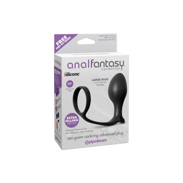 ANAL FANTASY ASS GASM COCK RING ADVANCED PLUG
