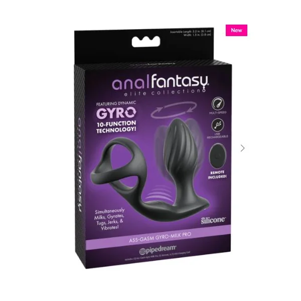 ANAL FANTASY ELITE ASS-GASM GYRO-MILK PRO BLACK