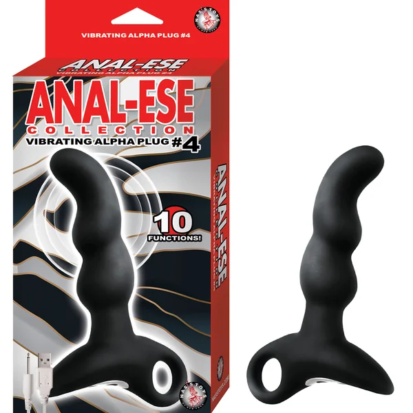 ANAL-ESE COLLECTION VIBRATING ALPHA PLUG #4