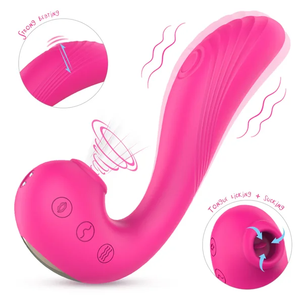 Angel’s Wings G-Spot Clitoris Pussy Sucking Vibrator