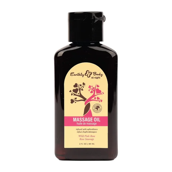 Aphrodisiac Massage Oil Wild Pink Rose by Earthly Body