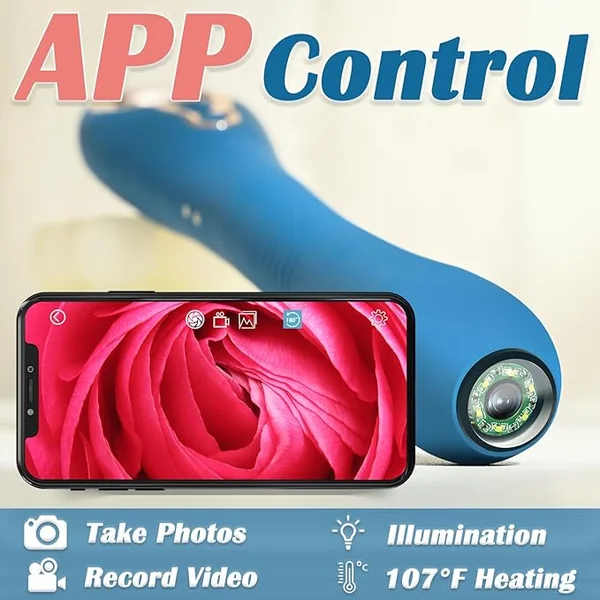 APP Control Endoscope Vibrator - Domlust Endoscopic Female Sex Toys for Wellness Healthcare