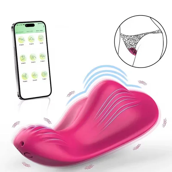 APP Controlled Wearable Vibrator 9 Frequency Vibration