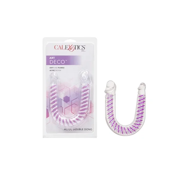 Art Deco AC/DC Double Dong – Clear