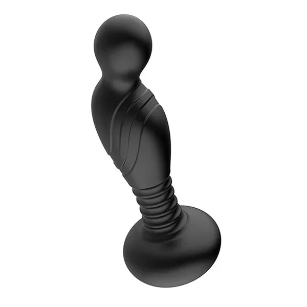 Ass-sation Remote Vibrating P Spot Plug – Black