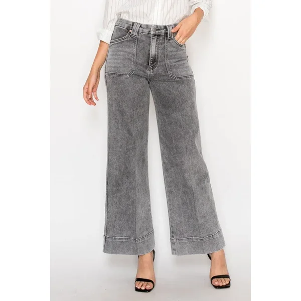 AT2101PZLG – High Rise the Perfect Palazzo Jeans