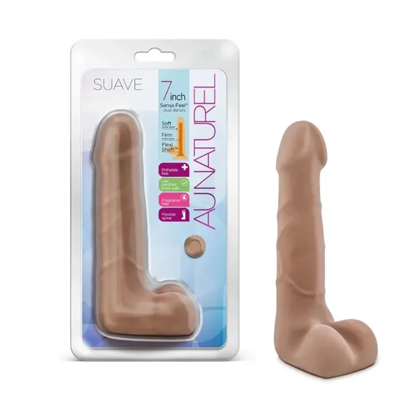Au Naturel Suave Dual Density Dildo 7″