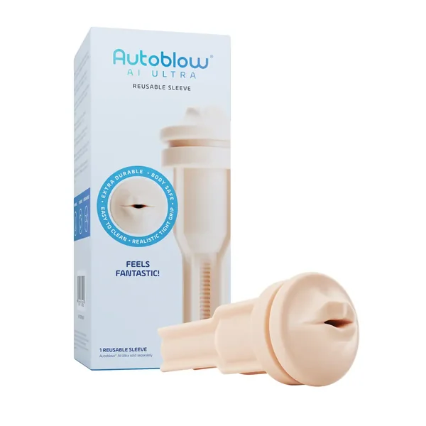 Autoblow AI Ultra Mouth Sleeve – Beige