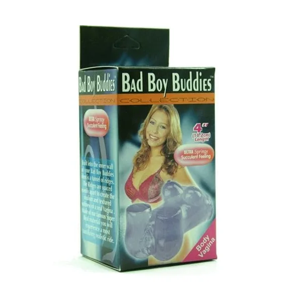 Bad Boy Buddies Body Vagina Masturbator Stroker - Purple