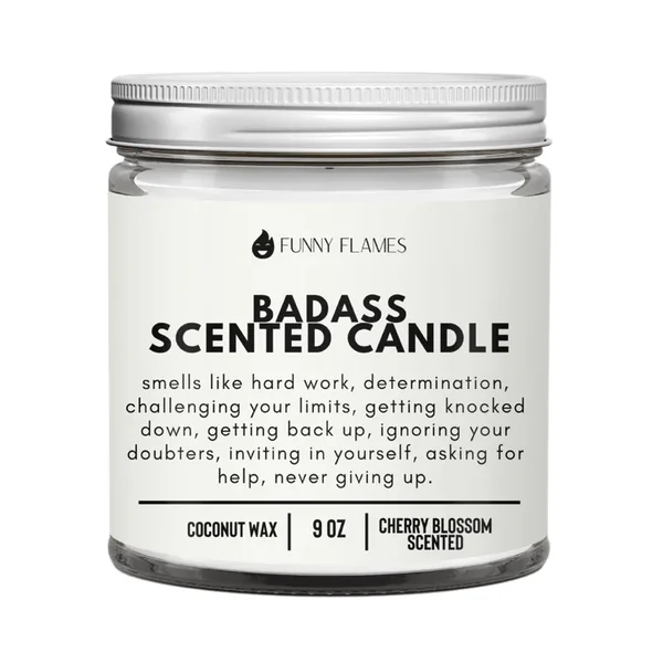 Badass Scented Candle – Inspo Gift For Friends