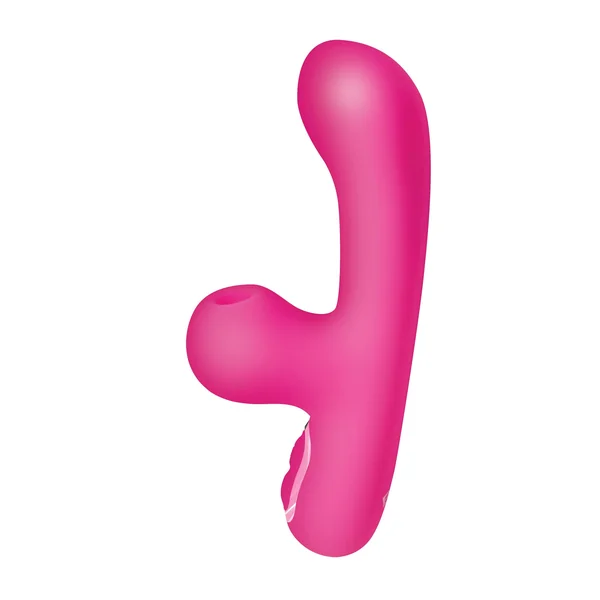 Bang! 10X G-Spot Rabbit Vibrator w/Suction - Pink