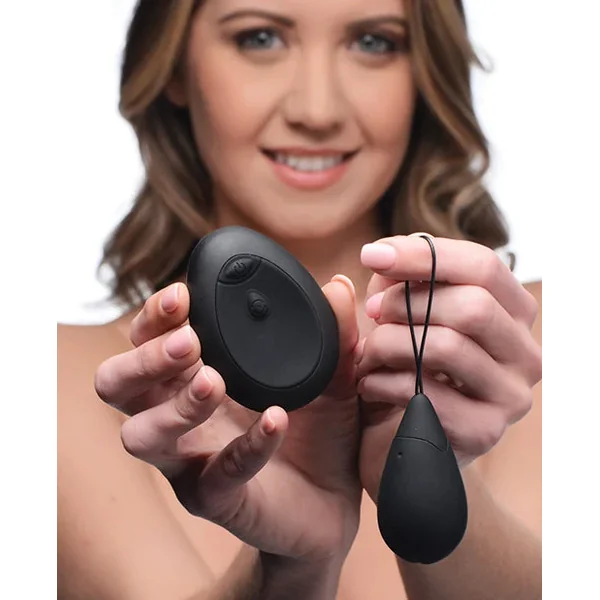 Bang! 10X Silicone Vibrating Egg – Black