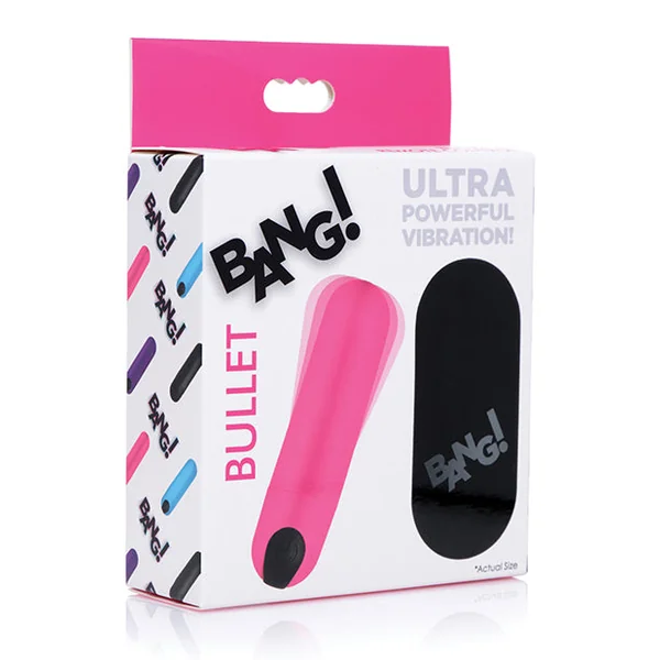 Bang! Vibrating Bullet W- Remote Control - Pink