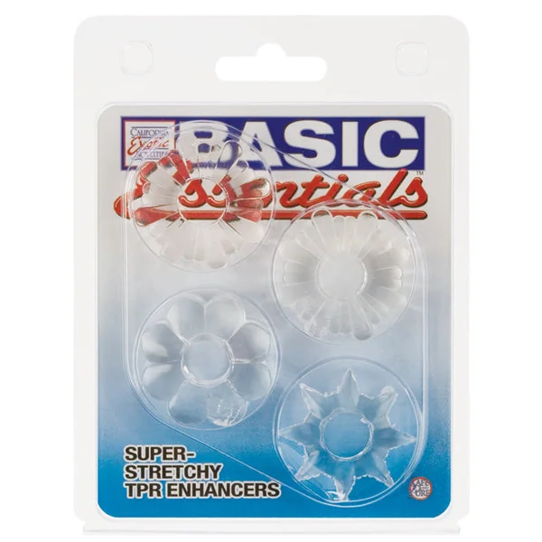 Basic Essentials Rings - Clear Set Of 4