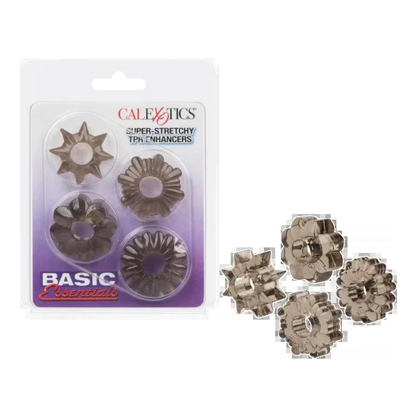 Basic Essentials Super-stretchy TPR Enhancers (Smoke)