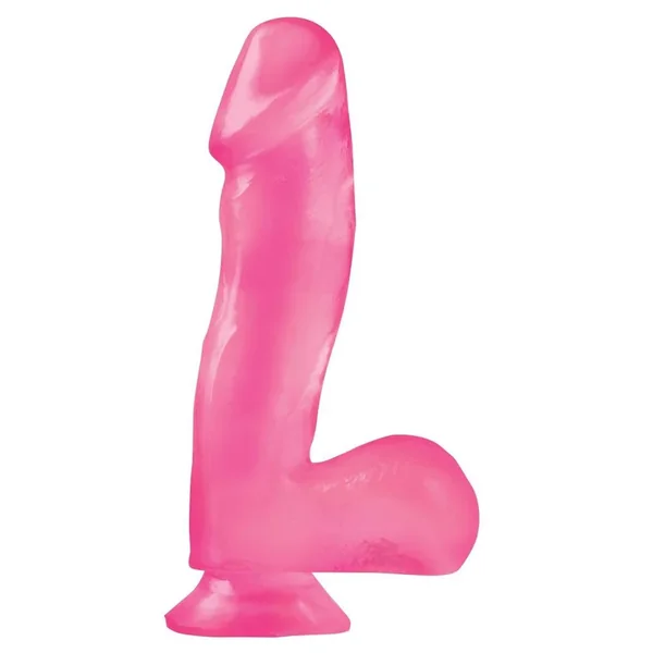 Basix 6.5 Dong W/suction Cup – Pink