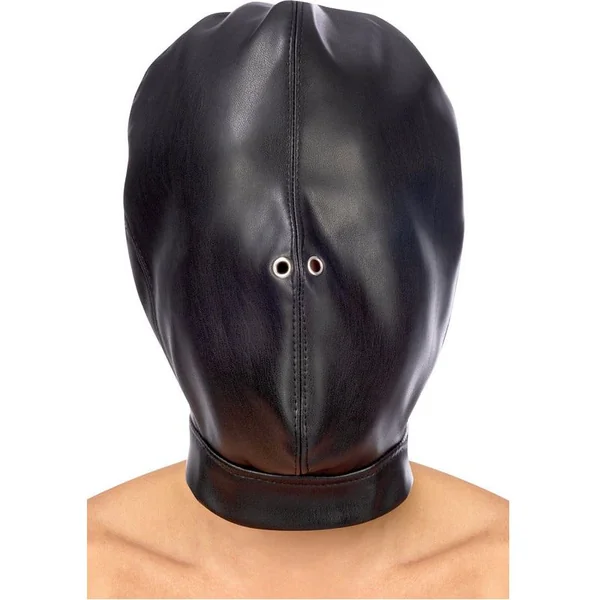 BDSM Mask - FetishTentation - Closed leatherette BDSM hood
